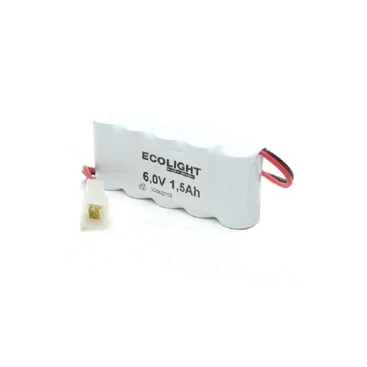 Normalux Ecolight oplaadbare batterij 7.2V 1500mah nikkel-cadmium