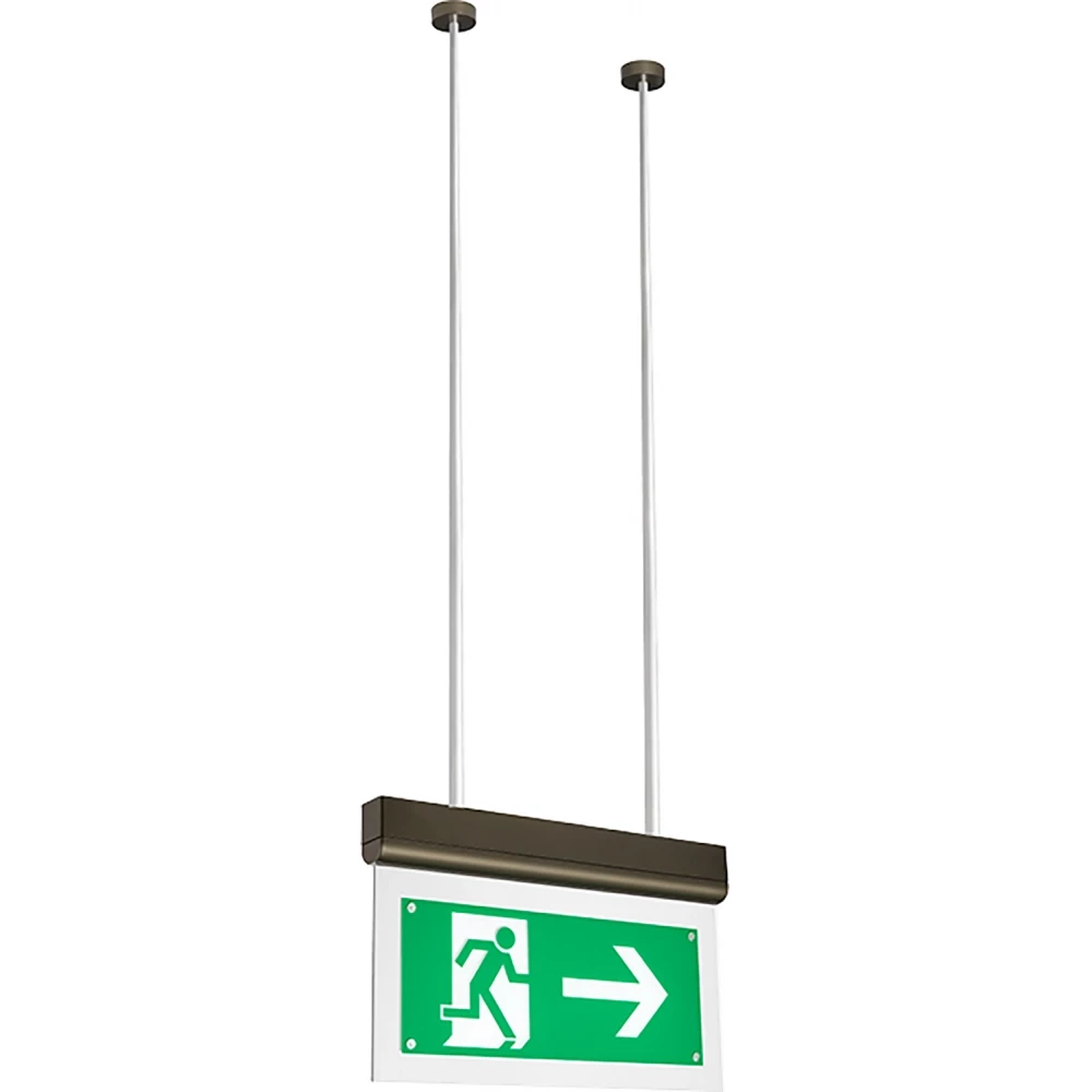 Normalux Ecolight signal noodverlichtingsarmatuur zwart