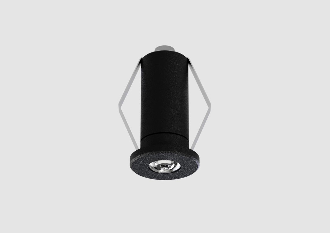 Normalux Ecolight Zip CBS 230V zwart inbouw 200LM