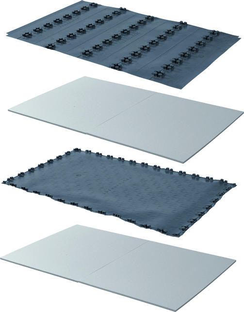 Nubos Noppenplaat verd./deurset eps 30-2 14-16MM 1447x900x48mm
