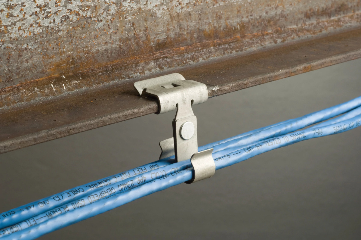 nVent CADDY H-balk Flensclip Voor 2 kabels, 3–8 MM flens, 10,9–13 MM dia.