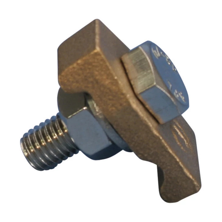nVent ERICO Aardingscomponenten Klem Voor aardingstoren, kabel, 8 MM solide