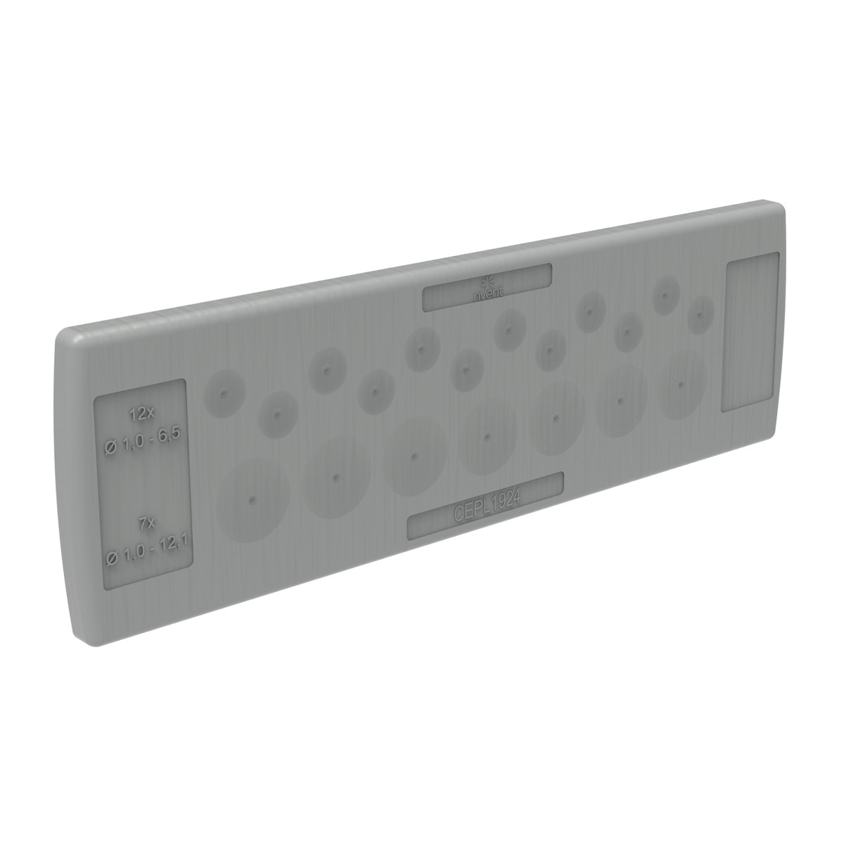 nVent HOFFMAN Algemene Accessoires GLD PLT CBL ent PLST cepl 18 44x142x12mm