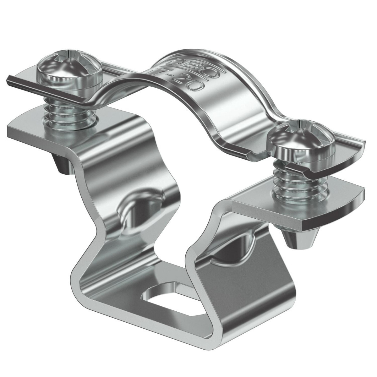 OBO 732 / 733 Afstandklem Met sleufopening 17-20MM aluminium