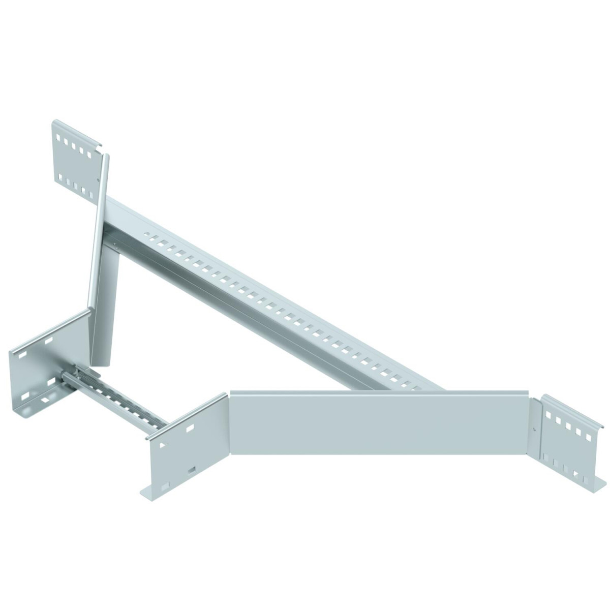 OBO Aanbouw T-stuk voor kabelladder 110x300 staal sendzimir verzinkt