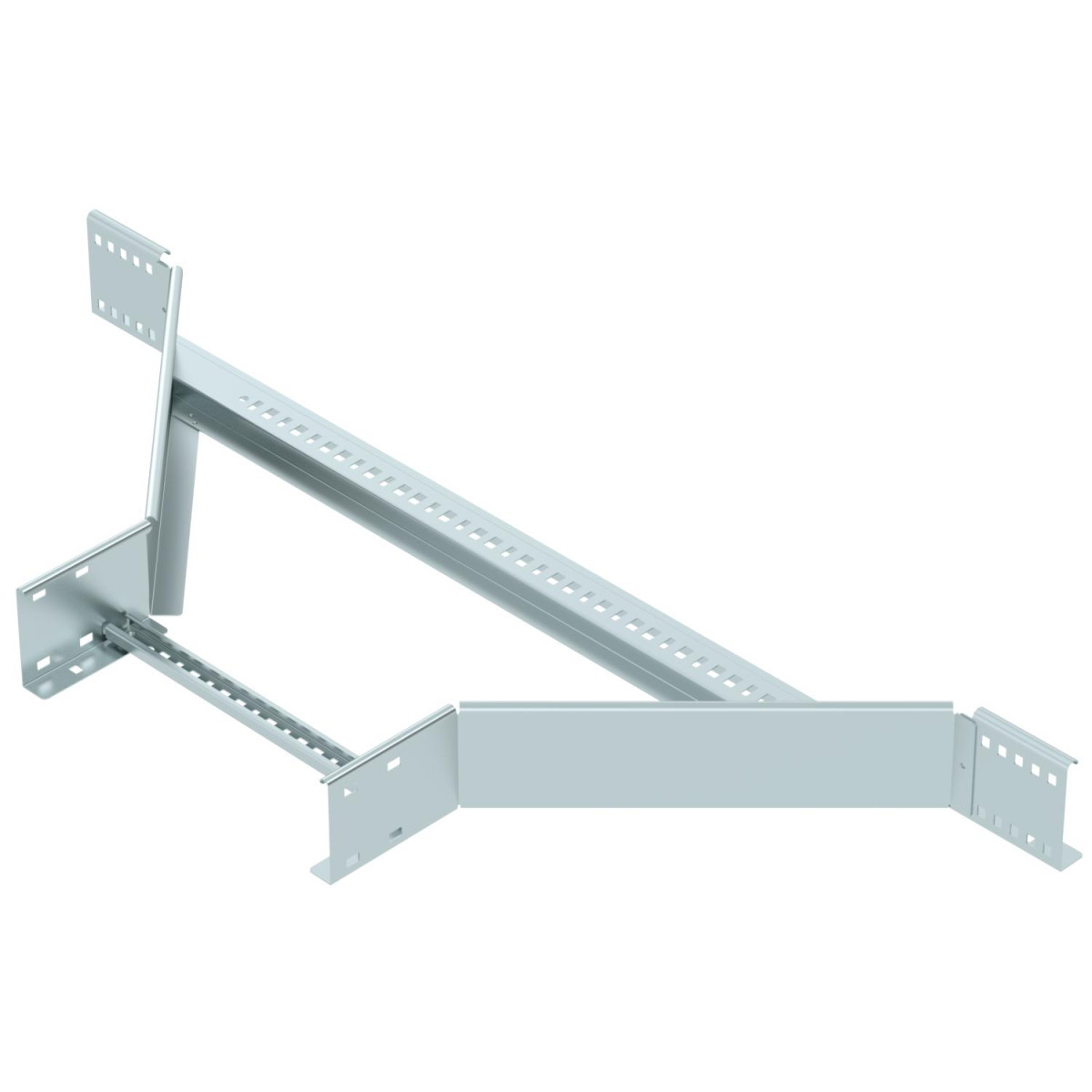 OBO Aanbouw T-stuk voor kabelladder 110x400 staal sendzimir verzinkt zink