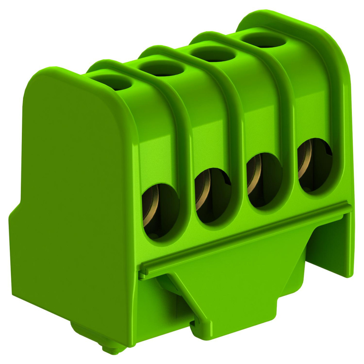 OBO Aardklem Met schroefcontact 4x16mm² polyamide groen