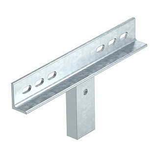 OBO AW 30-Serie Adapterplaat Voor wandconsole 400x102 staal thermisch verzinkt zink