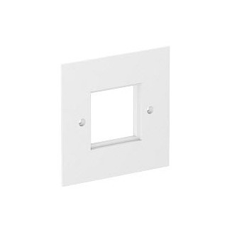 OBO Afdekplaat 1-voudig module 45 95x95mm polyamide zuiver wit ral 9010