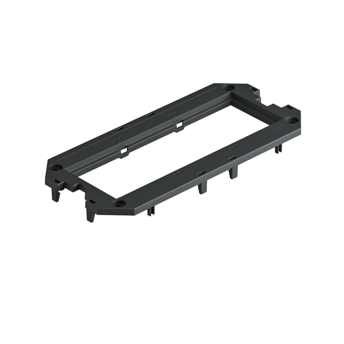 OBO Afdekplaat Voor ut3, 3 modul45 165x76x4 polyamide grafietzwart ral 901