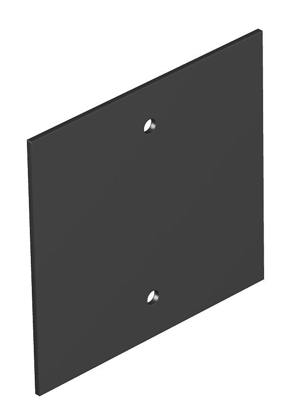 OBO Afdekplaat Zonder gatenpatroon voor T12L 94.5x88mm polyvinylchloride G