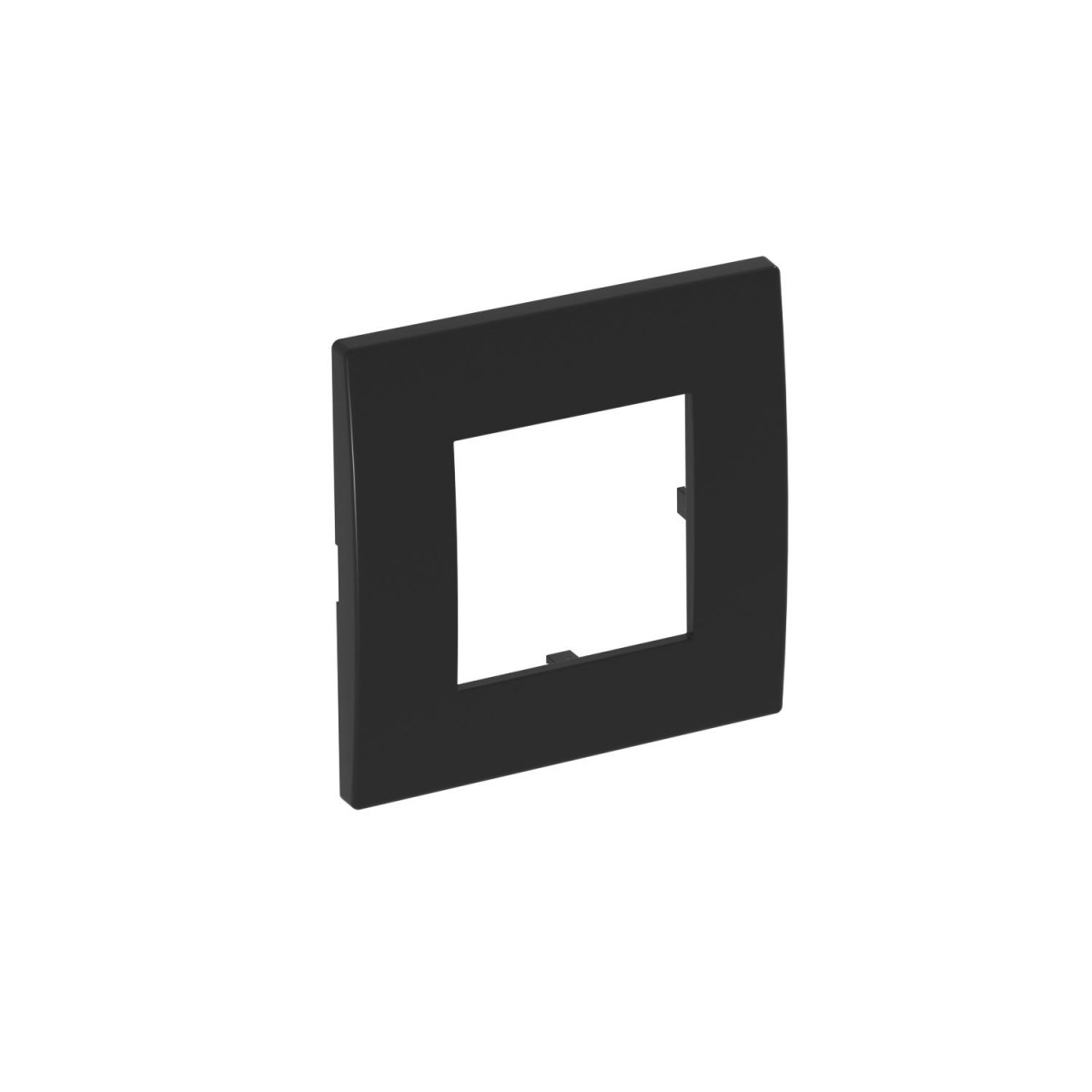 OBO Afdekramen Module 45, 1-voudig 84x84mm polycarbonaat zwartgrijs ral 70