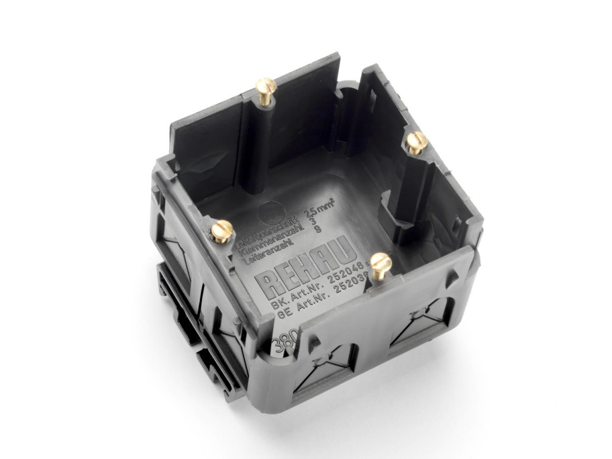 OBO Apparatuurinbouwdoos Signo BK zwart 62x70x71 polypropyleen diepzwart R