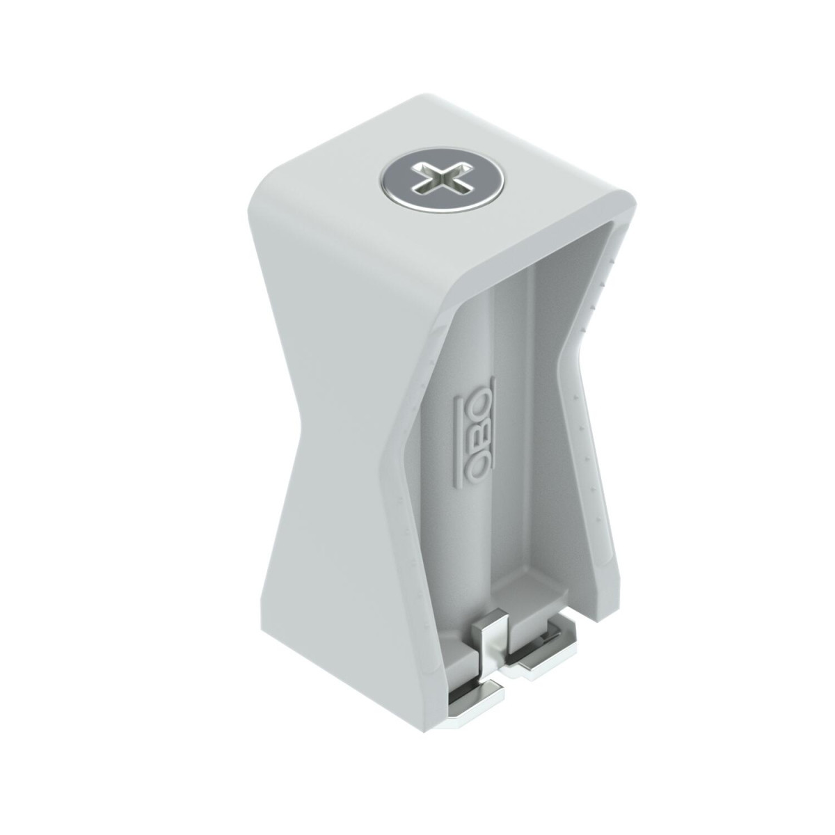 OBO Befestigungsschellen Profielklem 11-12MM sleufbr. met sleufschroef 8-36MM polystyreen licht