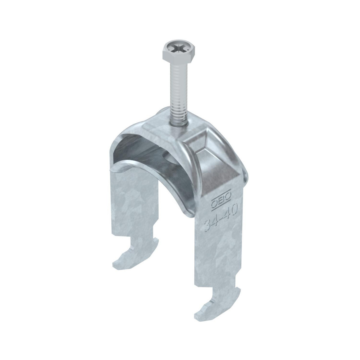 OBO Beugelklem 2056 34-40MM staal thermisch verzinkt