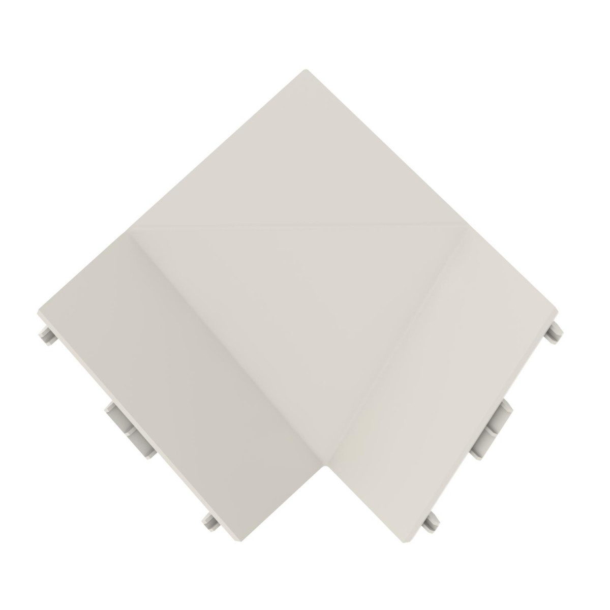 Binnenhoek Rautrigo 50x50 9010 polyvinylchloride zuiver wit ral 9010