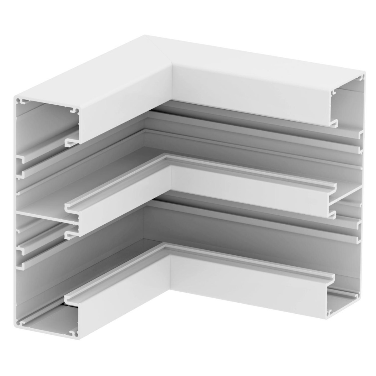 OBO Rapid 45® Binnenhoek Vast alu 53x165x175 aluminium zuiver wit ral 9010