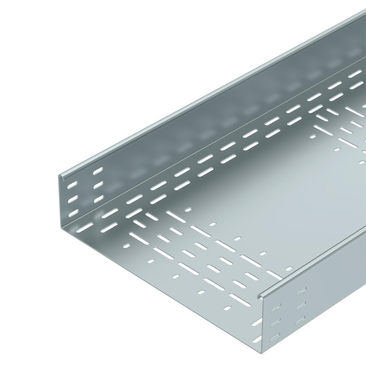 OBO BKRS-Serie Kabelgoot BKRS beloopbaar 100x400x3000 staal sendzimir verzinkt zink