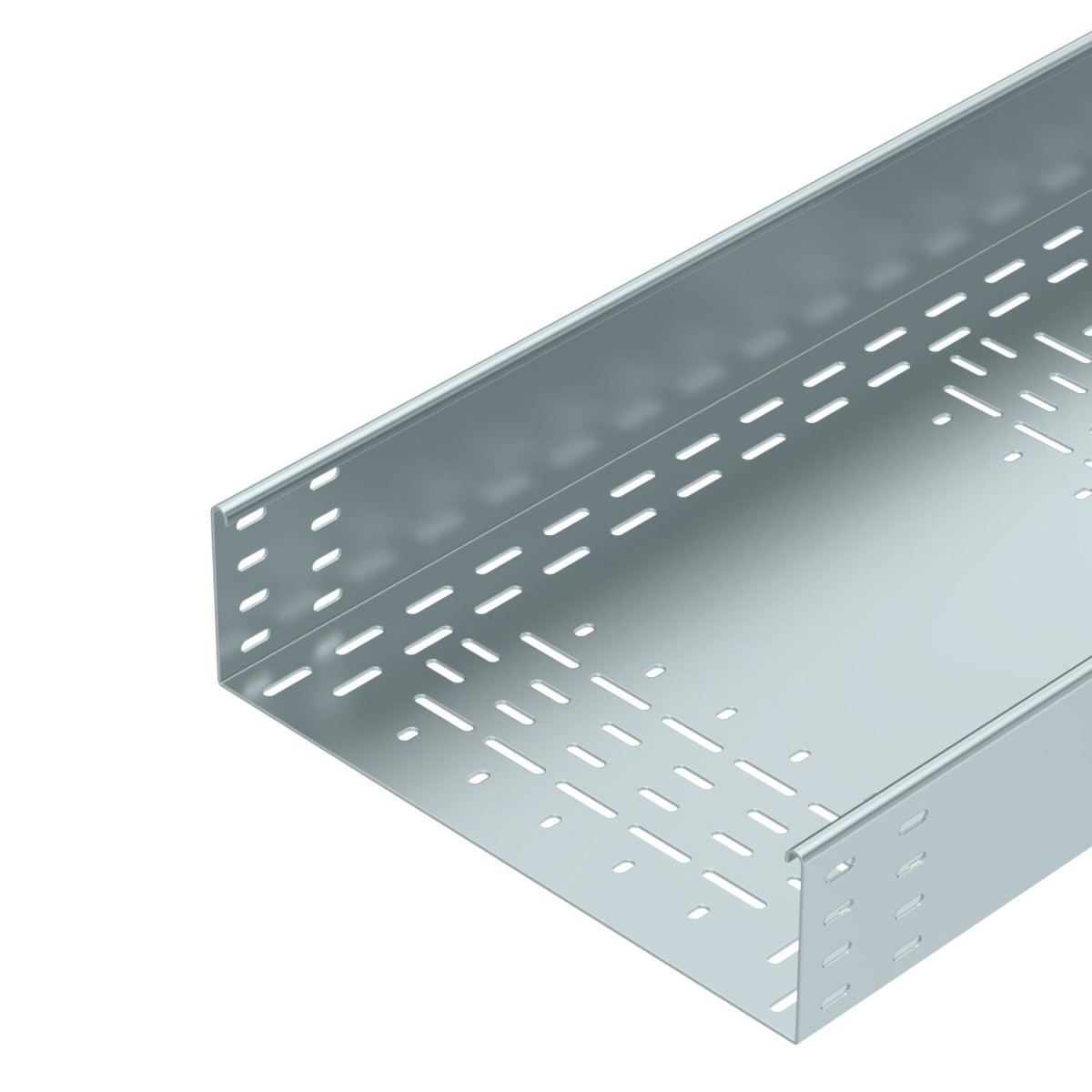 OBO BKRS-Serie Kabelgoot BKRS beloopbaar 110x400x3000 staal sendzimir verzinkt zink