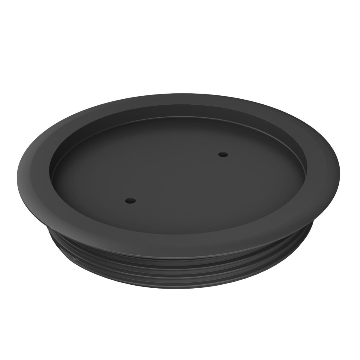 OBO Blindafdekking Met uitsparing vloerbekleding polyamide grafietzwart ra