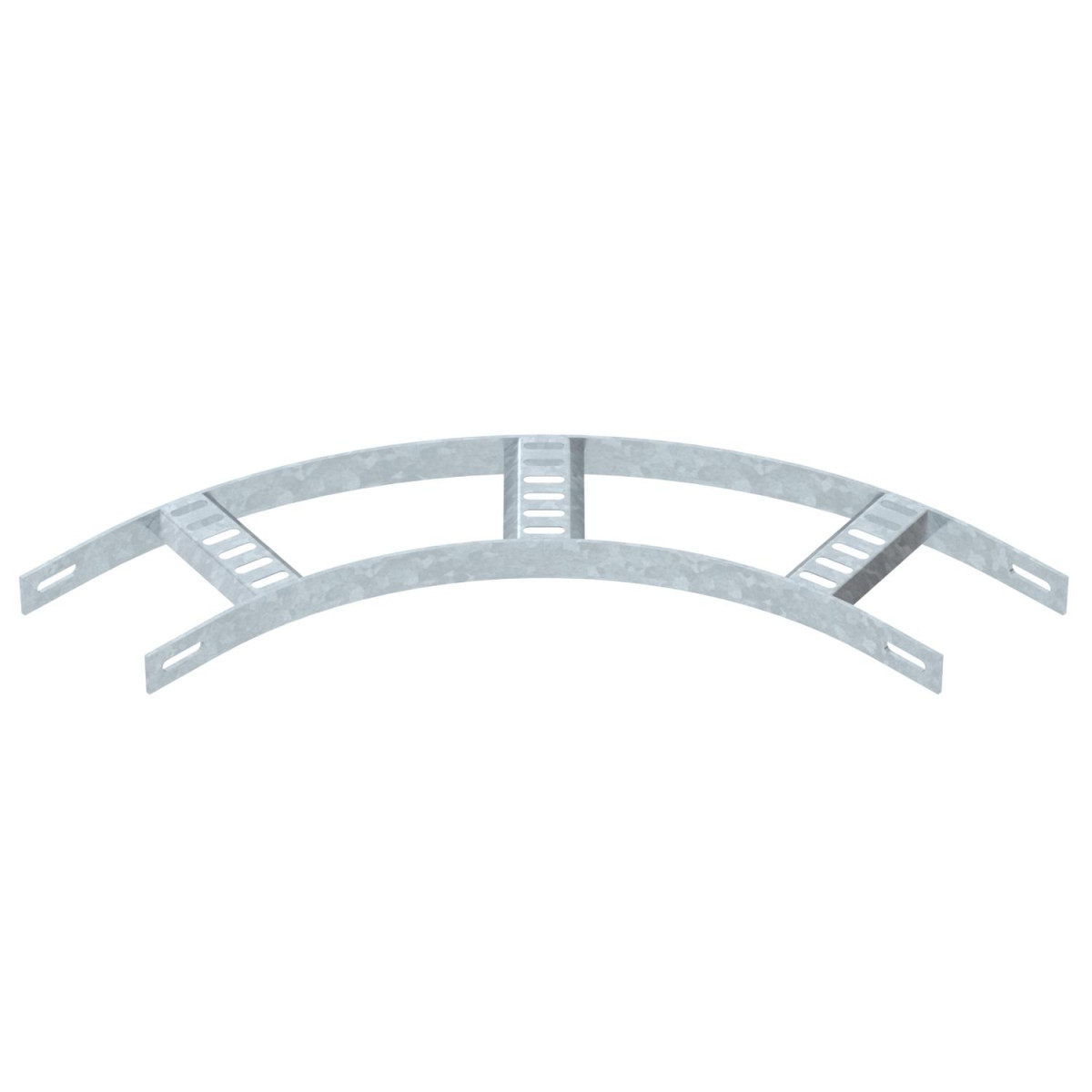 OBO Bocht 90° met trapeze sport B106MM staal thermisch verzinkt zink