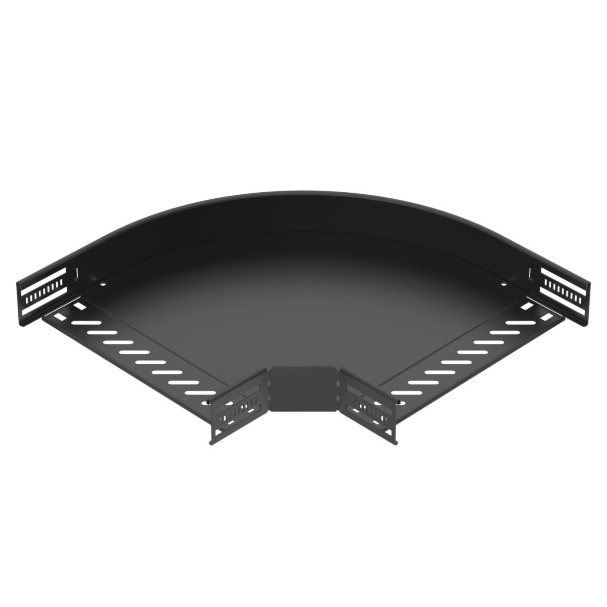 OBO Bocht 90° voor kabelgoot horizontaal 60x300 staal pes135 - polyester D