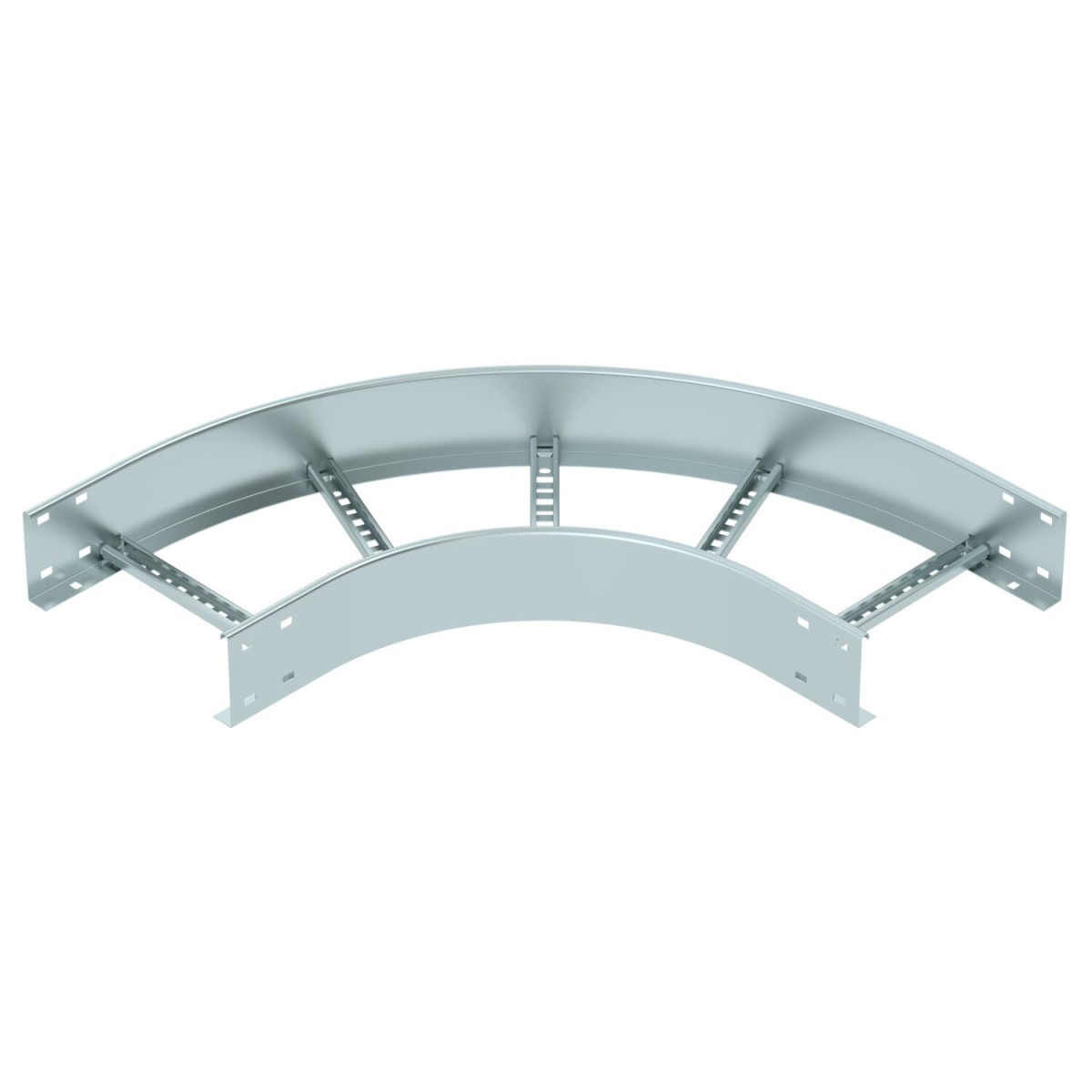 OBO Bocht 90° voor kabelladder 110x300 staal sendzimir verzinkt