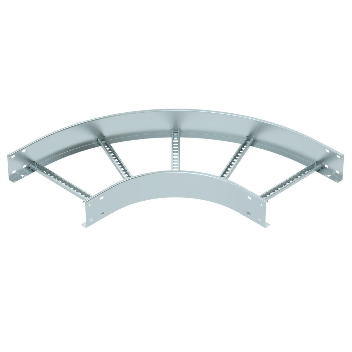 OBO Bocht 90° voor kabelladder 110x400 staal sendzimir verzinkt zink