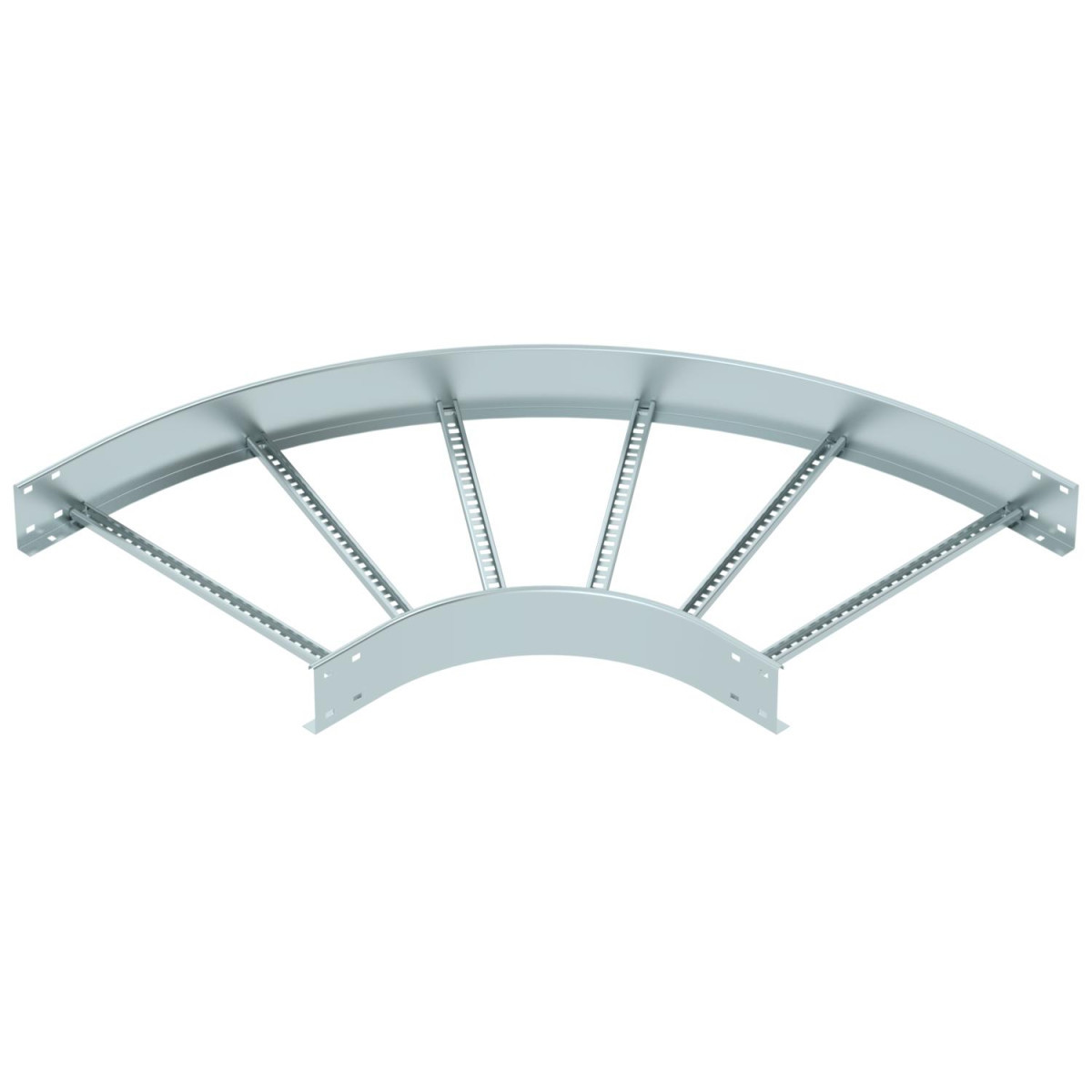 OBO Bocht 90° voor kabelladder 110x600 staal sendzimir verzinkt zink