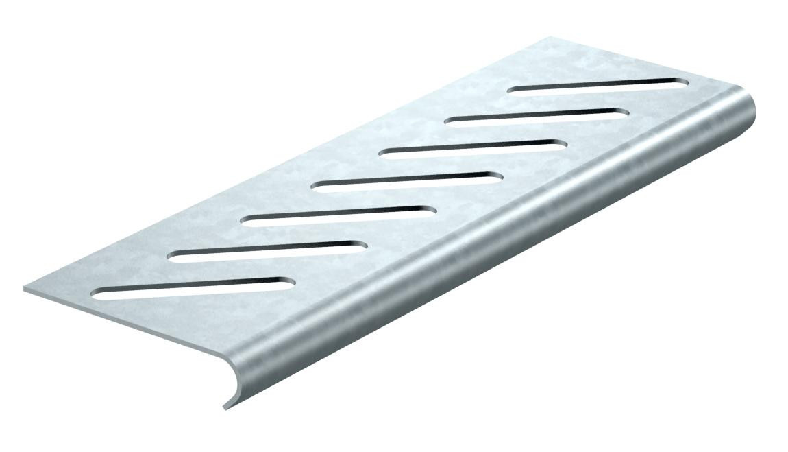 OBO Bodemeindplaat Voor kabelgoot B400MM staal bandverzinkt zink/aluminium