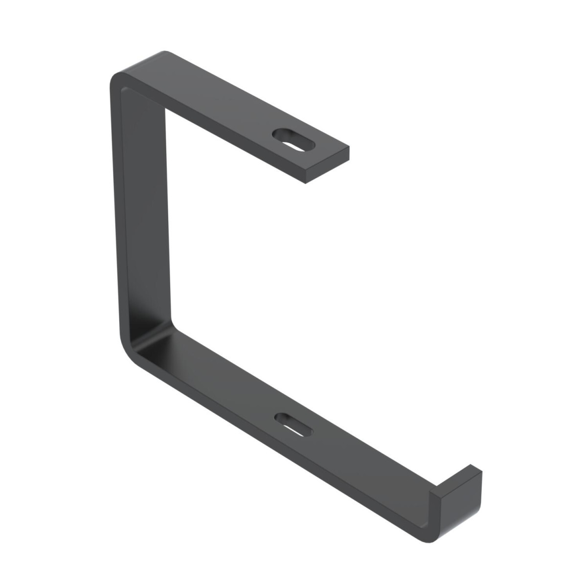 OBO C-Beugel flat steel B200MM staal pes135 - polyester diepzwart ral 9005