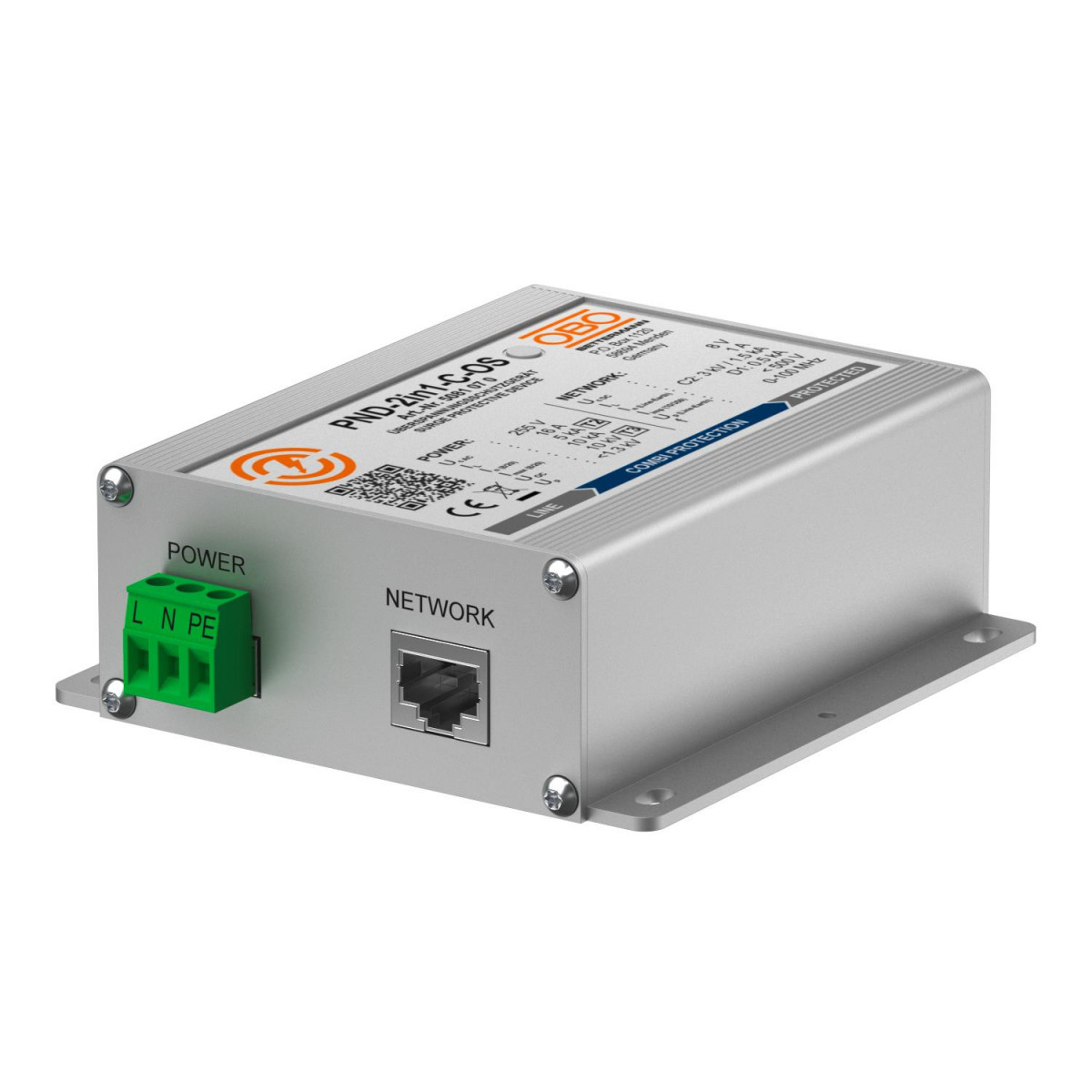 OBO Combibeveiliging 2in1 voor analoge CCTV 230V