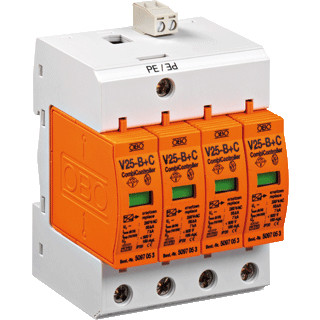 OBO CombiController V25 4-polig met optisch signaal 280V