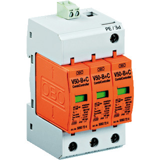 OBO CombiController V50 3-polig met optisch signaal 280V