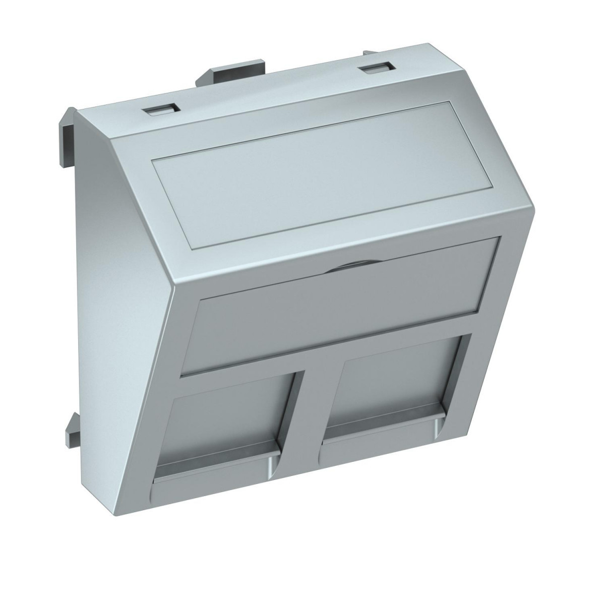 OBO Data Techniek drager voor 2 aansluitingen type pa 45x45mm polycarbonaa