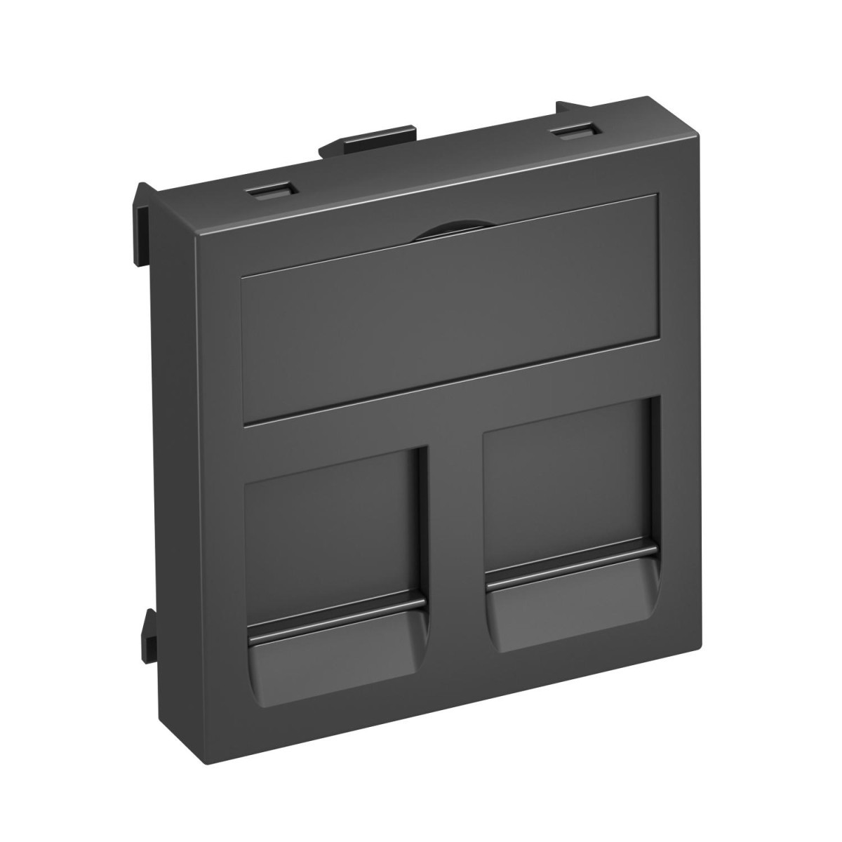 OBO Data Techniek drager voor 2 aansluitingen type B 45x45mm polycarbonaat