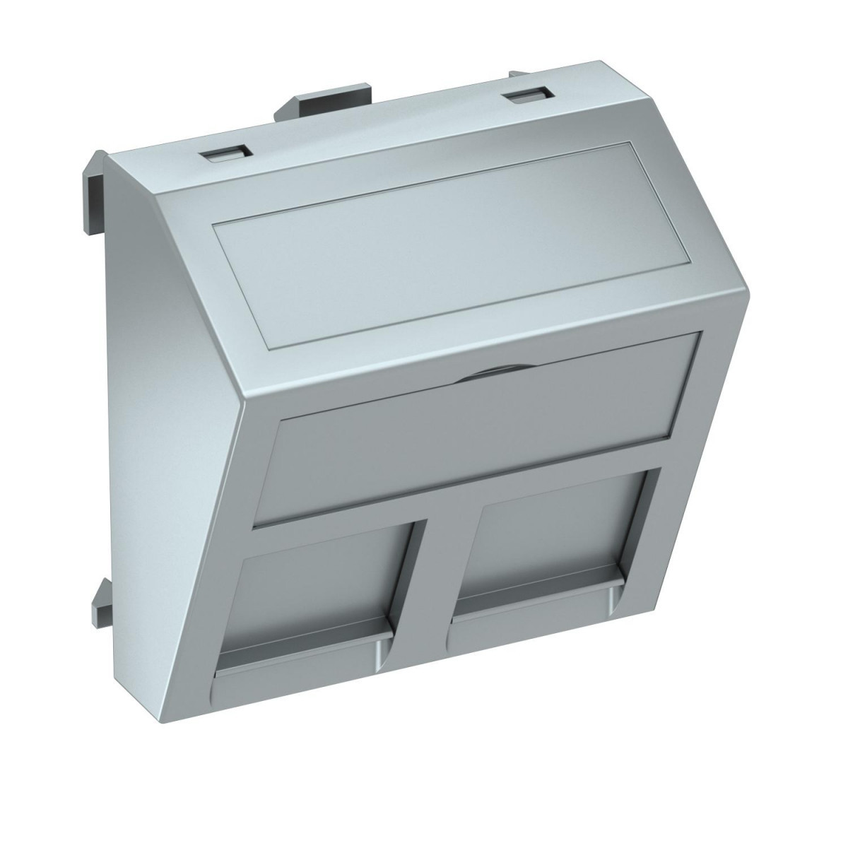 OBO Data Techniek drager voor 2 aansluitingen type RM 45x45mm polycarbonaa