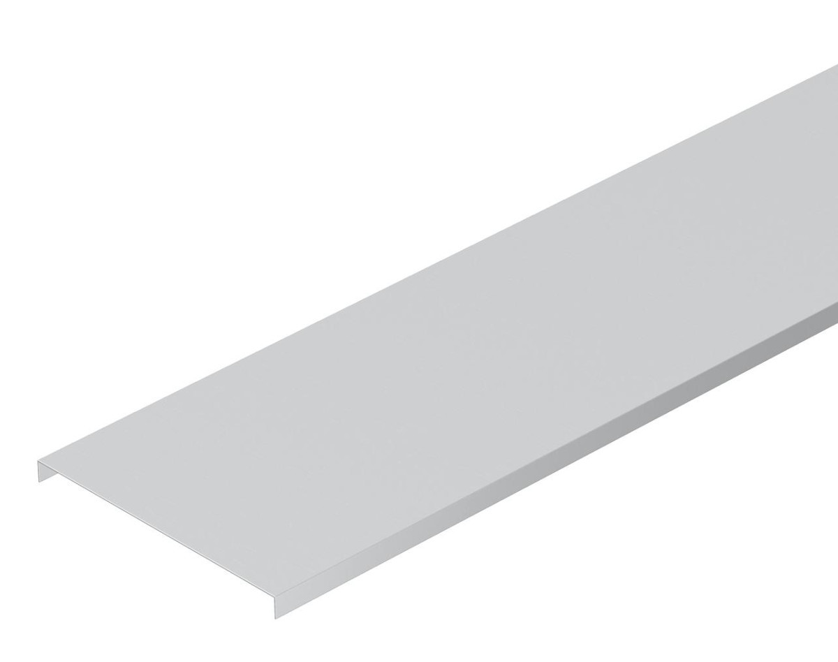 OBO Deksel, ongeperforeerd voor kabelgoot en kabelladder 300x3000 roestvri