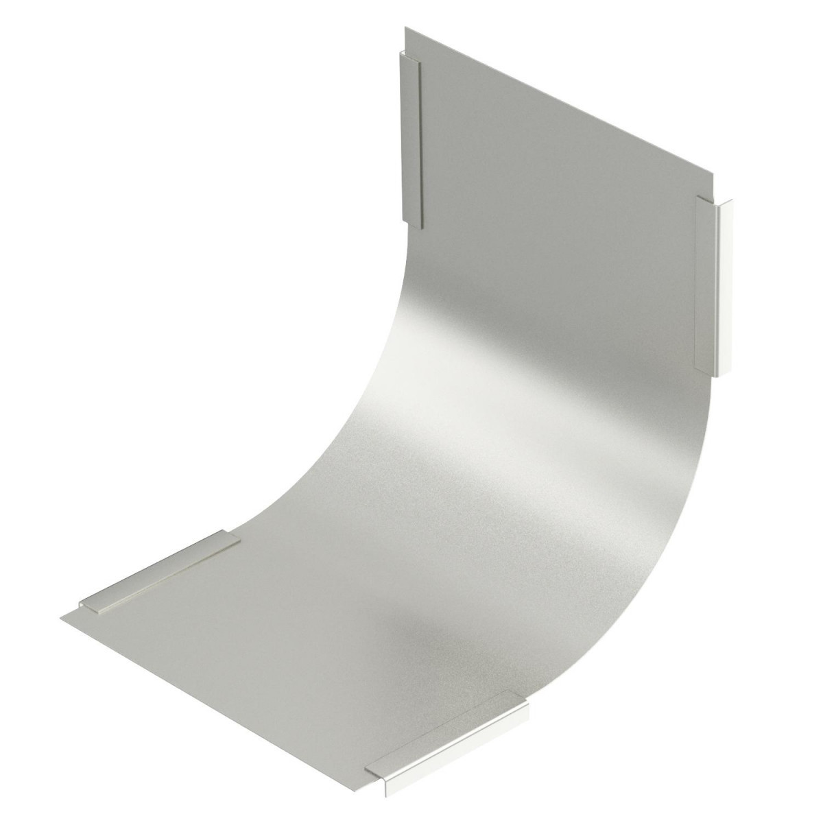 OBO Deksel Verticale bocht 90° stijgend B100MM roestvrij staal 1.4301 a2 1
