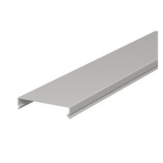 Deksel Voor LKV / LKV/N 75MM polyvinylchloride steengrijs ral 7030