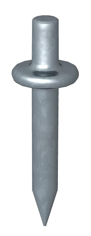 OBO Delta Push Slagdubel Zonder draadeind L15MM staal