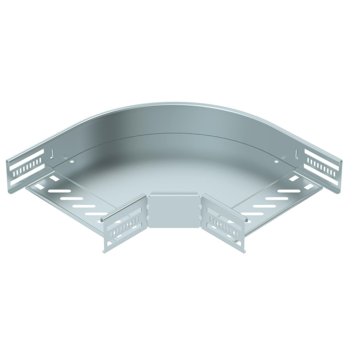 OBO EcoLine 90° Bend for cable tray, horizontal 60x200 staal, co2-gereduceerd send