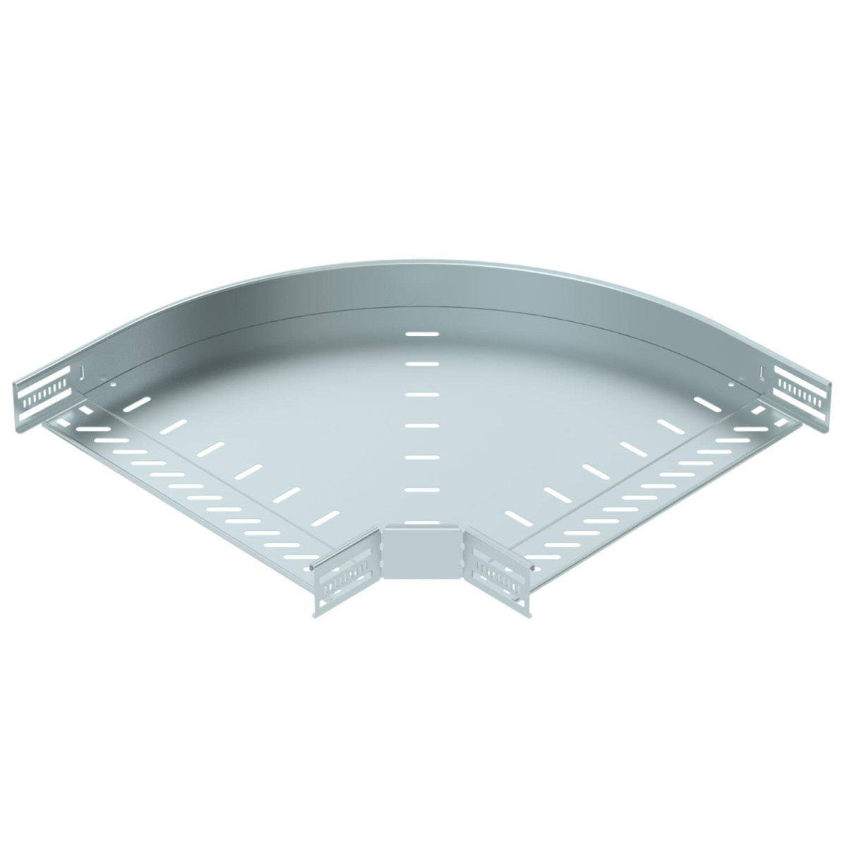 OBO EcoLine 90° Bend for cable tray, horizontal 60x400 staal, co2-gereduceerd send
