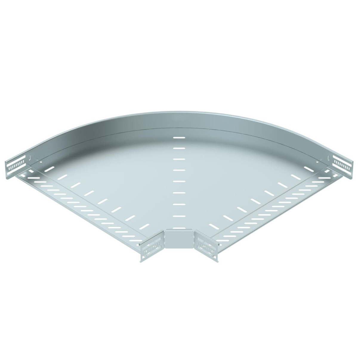 OBO EcoLine 90° Bend for cable tray, horizontal 60x500 staal, co2-gereduceerd send