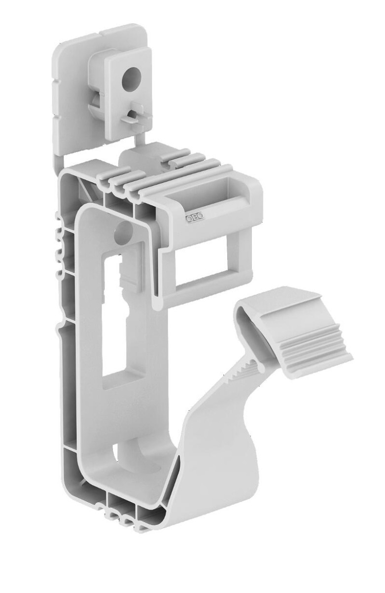 OBO EcoLine Grip Collecting clamp 20X nym3x1,5 polypropyleen eco lichtgrijs ral 70