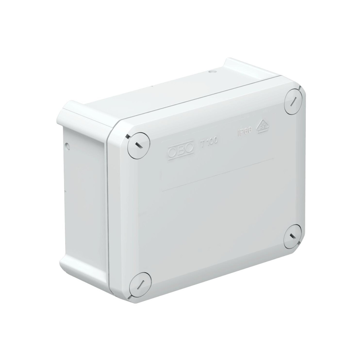 OBO EcoLine Junction Box without entries 150x116x67 polypropyleen eco lichtgrijs R