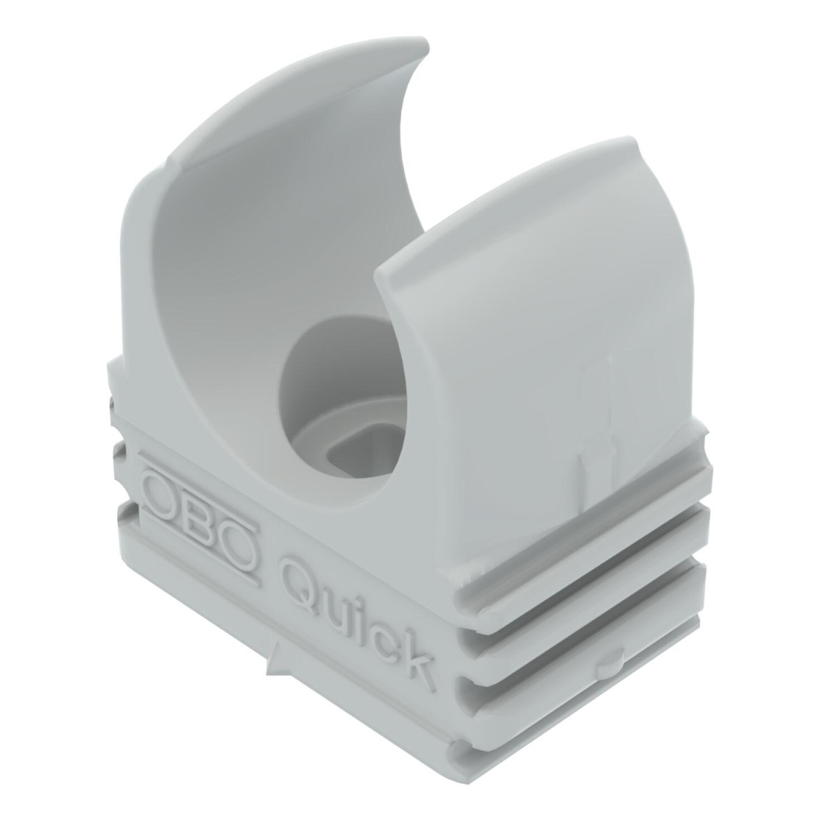 OBO EcoLine Quick Clip M16 polypropyleen eco lichtgrijs ral 7035