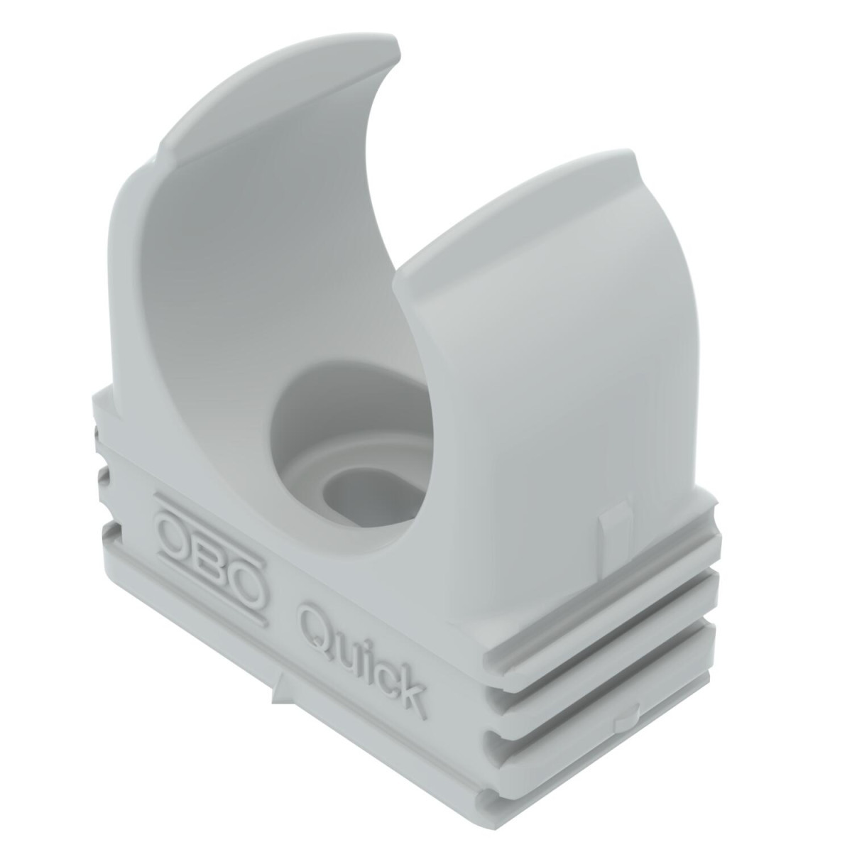 OBO EcoLine Quick Clip M20 polypropyleen eco lichtgrijs ral 7035