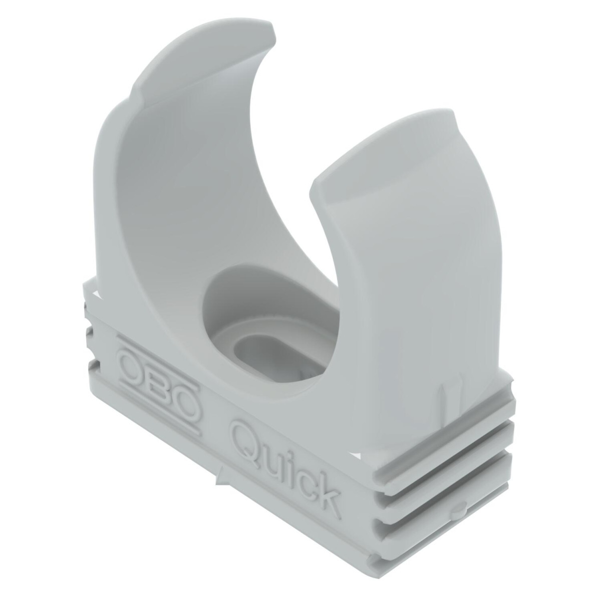 OBO EcoLine Quick Clip M25 polypropyleen eco lichtgrijs ral 7035