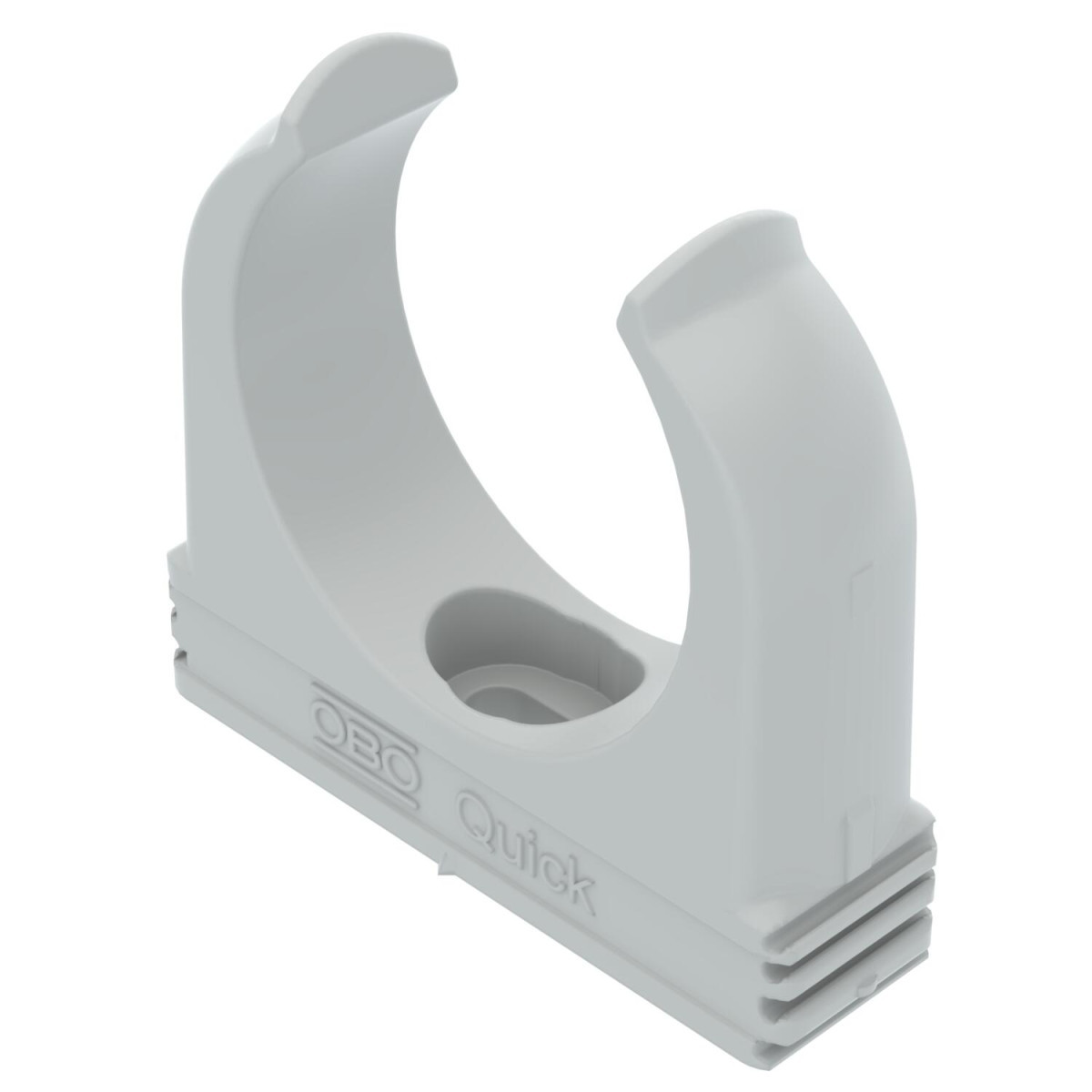 OBO EcoLine Quick Clip M40 polypropyleen eco lichtgrijs ral 7035